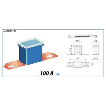 PÄÄSULAKE 100A SININEN
