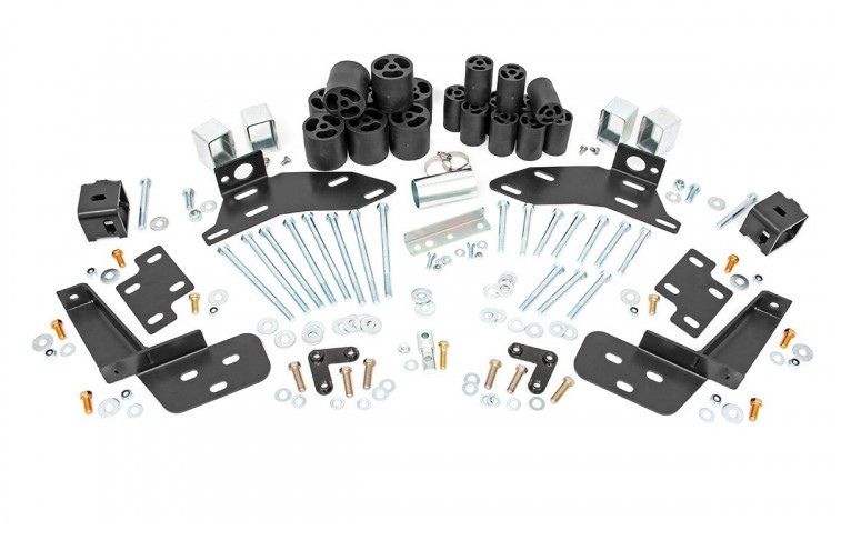 Body Lift Kit With Bumper Bracket, 3", Chevy
