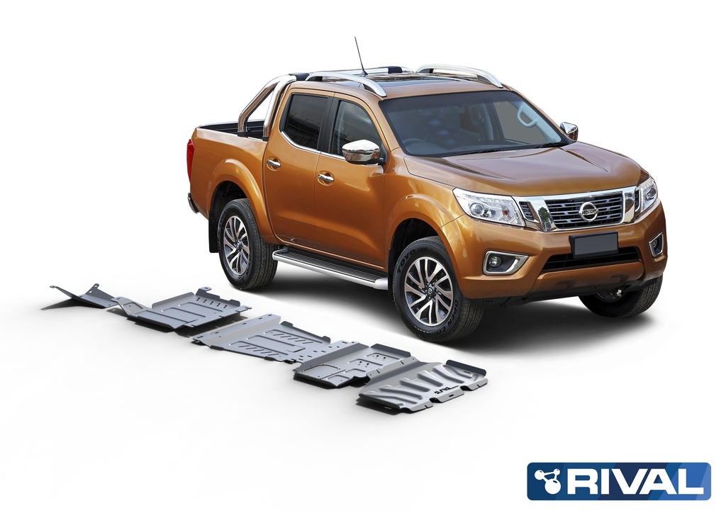 4-pc underredet skydd Kit D23 AL 4mm