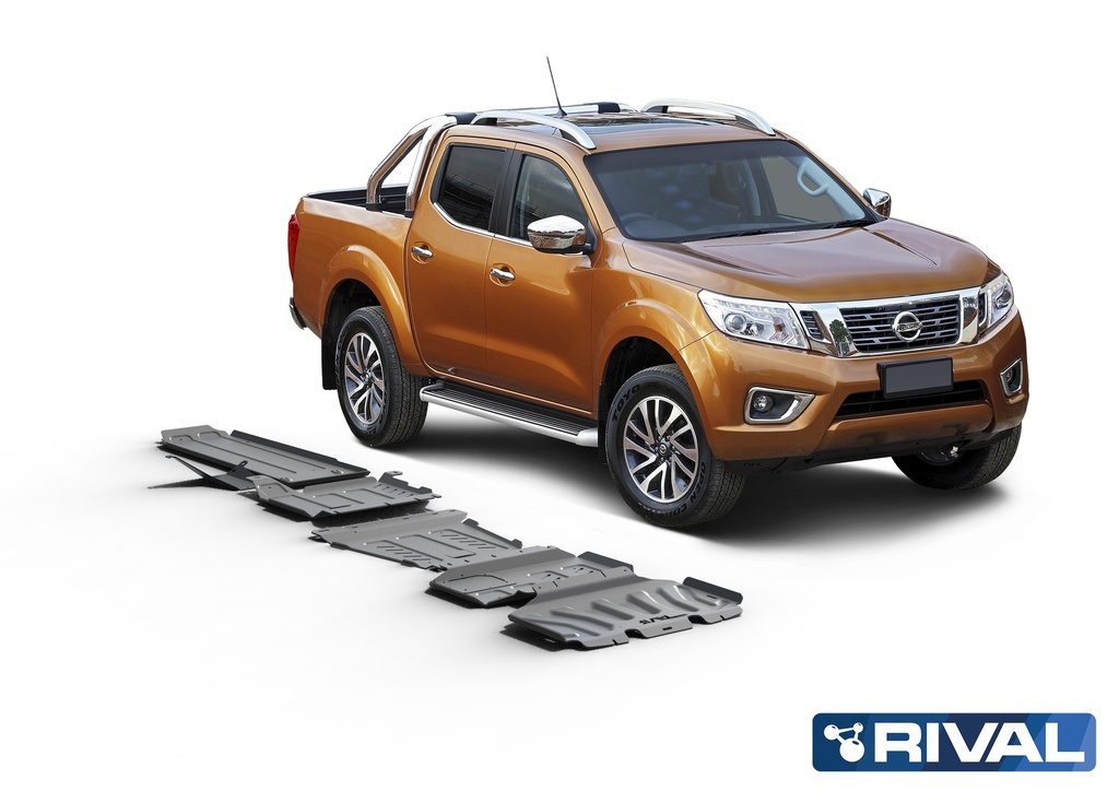 5-pc Underbody protection kit D23 AL 4mm