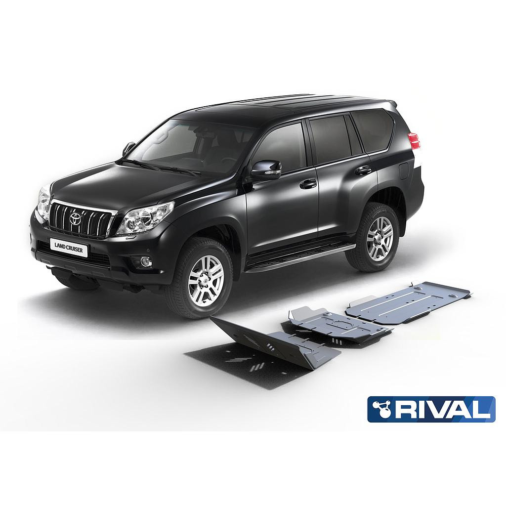 Aluminium underredesskyddssats  6 mm J150