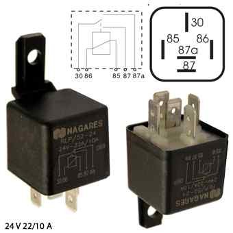 RELAY 24V 20/10A