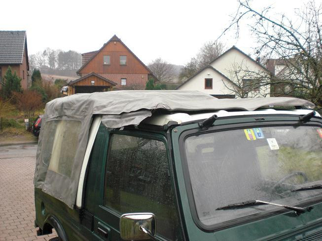 Pehmeä katto Samurai Harmaa Raptor 4x4