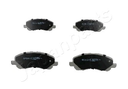 Front axle brake pad kit