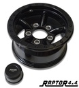 RAPTOR 4X4 5 PIPES ALLOY WHEELS 8X16 BLACK OR STYLE